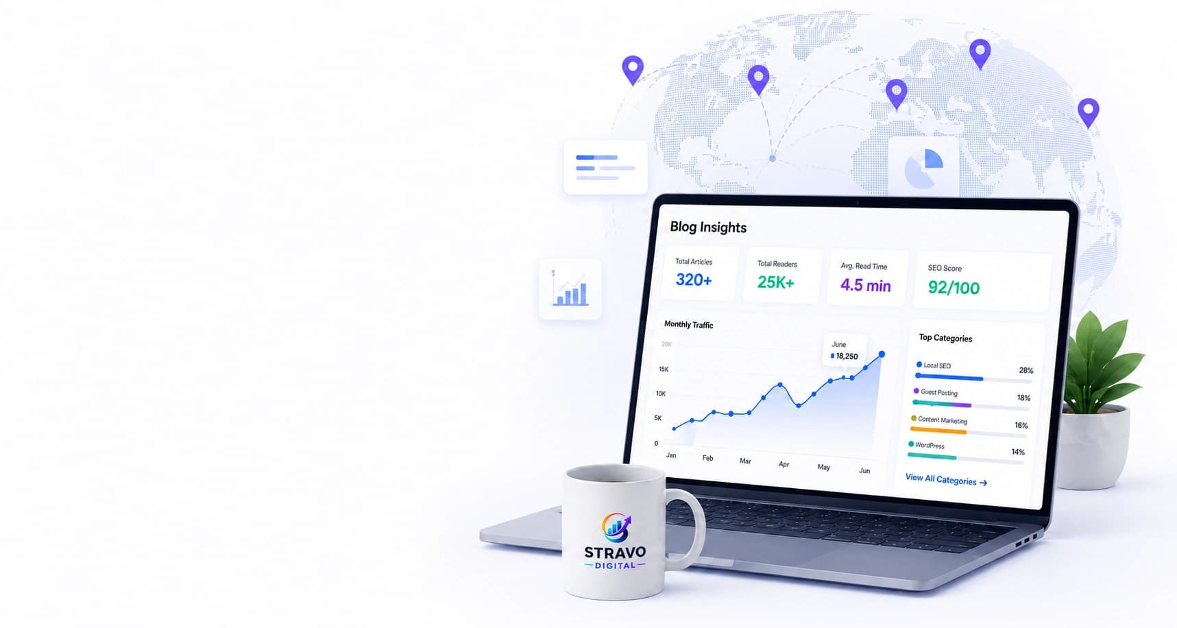 Stravo Digital blog — Local SEO guides for business owners on Google Maps and AI search