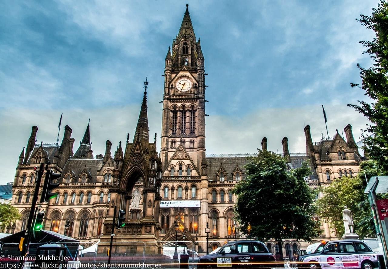 Manchester, UK skyline