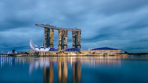 Singapore City skyline